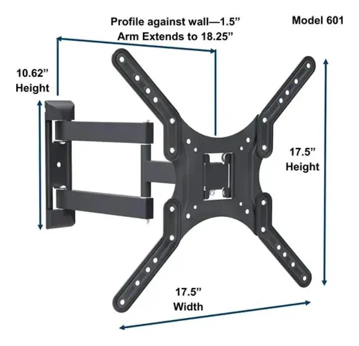 SOPORTE DE TV CON BRAZO ARTICULADO PARA PANTALLAS DE 15 A 58 PULGADAS - 3