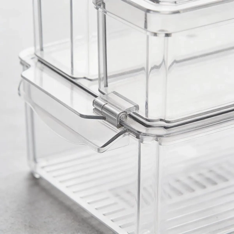 SET DE 7 ORGANIZADORES DE REFRIGERADOR CON TAPA PARA COCINA - 8