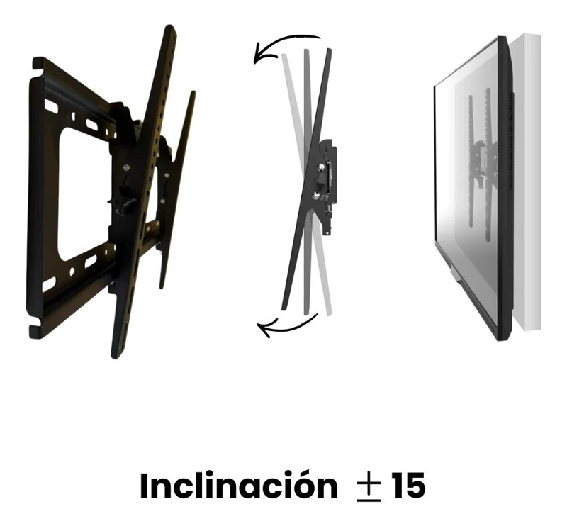 SOPORTE UNIVERSAL REGULABLE PARA TV DE 32 A 80 PULGADAS - 4
