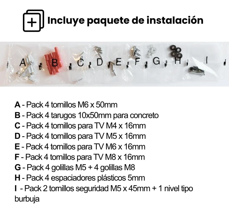 SOPORTE UNIVERSAL REGULABLE PARA TV DE 32 A 80 PULGADAS - 7