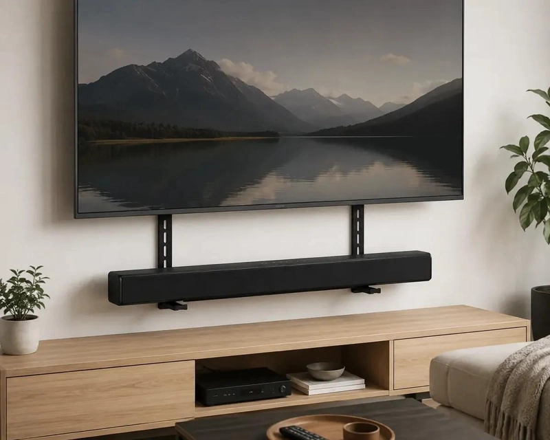 SOPORTE UNIVERSAL AJUSTABLE PARA BARRA DE SONIDO EN TELEVISORES - 3