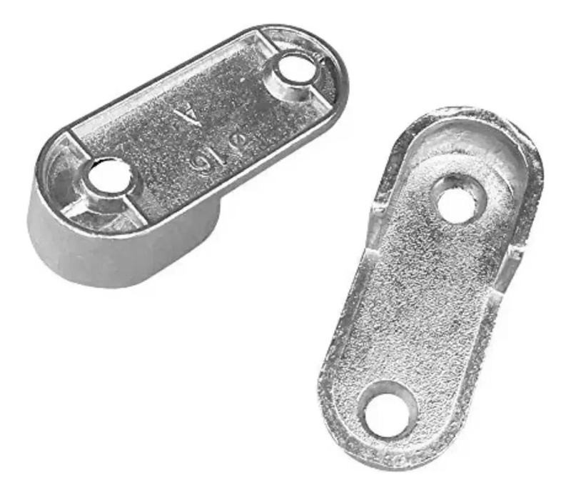 BARRA COLGANTE OVALADA PARA CLOSET DE ALUMINIO 100 CM - 2