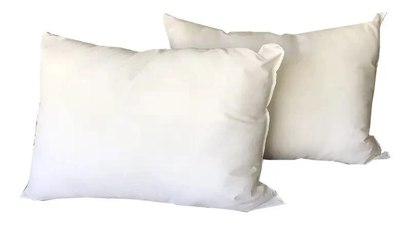 PACK DE 2 ALMOHADAS PARA CAMA CON RELLENO SINTE TICO - 1