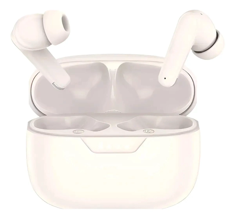 AUDIFONOS INALAMBRICOS BLUETOOTH IN-EAR BEIGE CON MICROFONO - 4