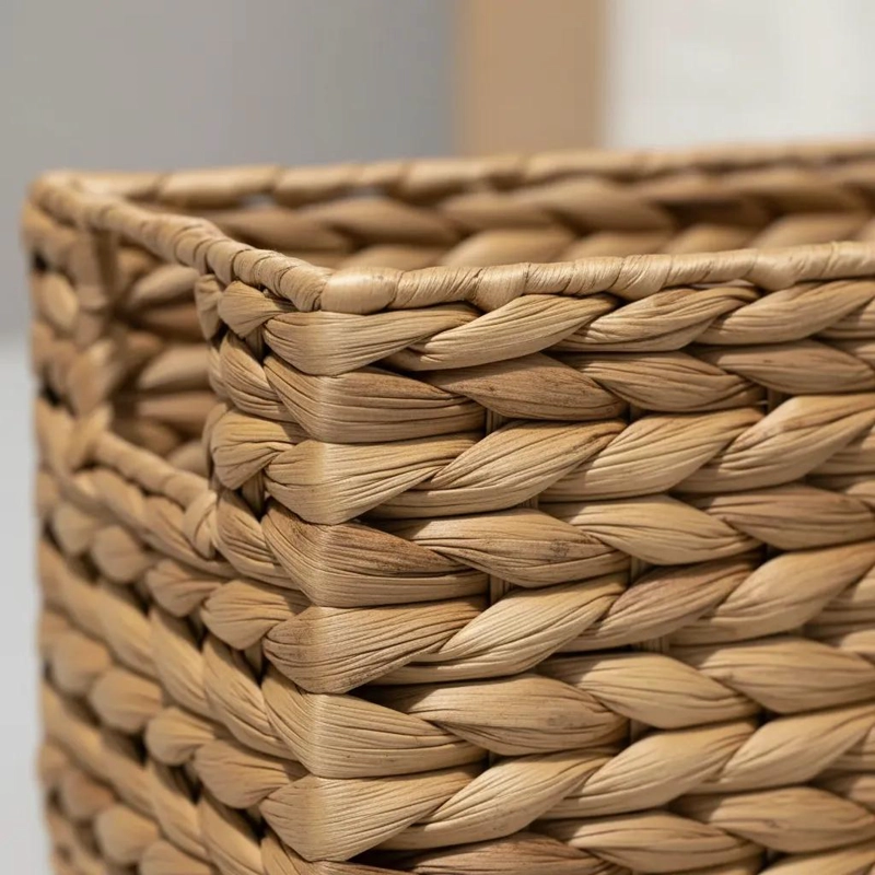 CESTA ORGANIZADORA ECOLOGICA DE PASTO CALABAZA 37X16.5X11 CM - 3