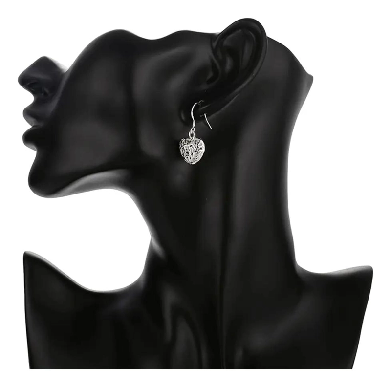 AROS DE PLATA 925 CON ZIRCONIA CUBICA PARA MUJER - 6