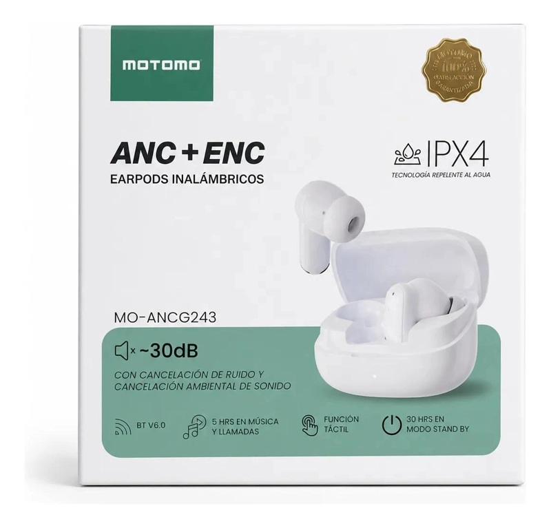 AUDIFONOS INALAMBRICOS BLUETOOTH CON CANCELACION DE RUIDO - 4