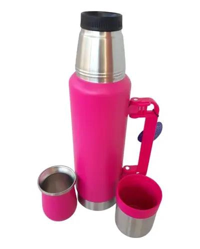 SET TERMO Y ENVASE PARA MATE CON BOMBILLA DE ACERO - 1