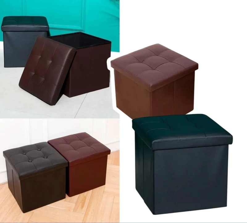 PUFF BAUL ORGANIZADOR PLEGABLE PARA ALMACENAMIENTO - 2