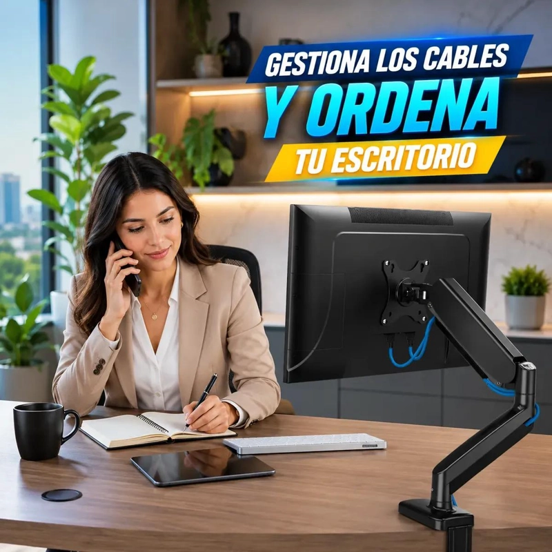 SOPORTE ARTICULADO PARA MONITOR DE 17 A 32 PULGADAS - 3