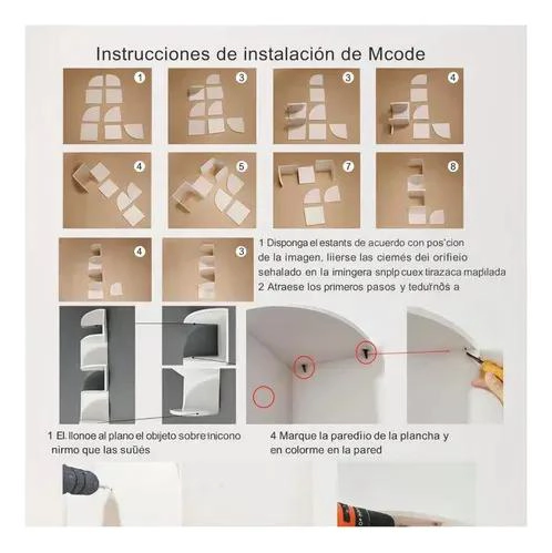 REPISA ESQUINERO DECORATIVA MINIMALISTA 5 NIVELES PARA BAÑO - 6