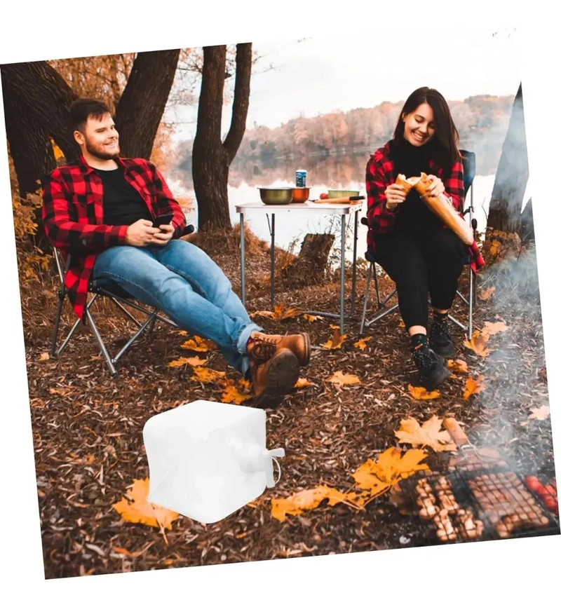 CONTENEDOR PLEGABLE DE AGUA 10 LITROS PARA CAMPING Y EXCURSIONES - 9