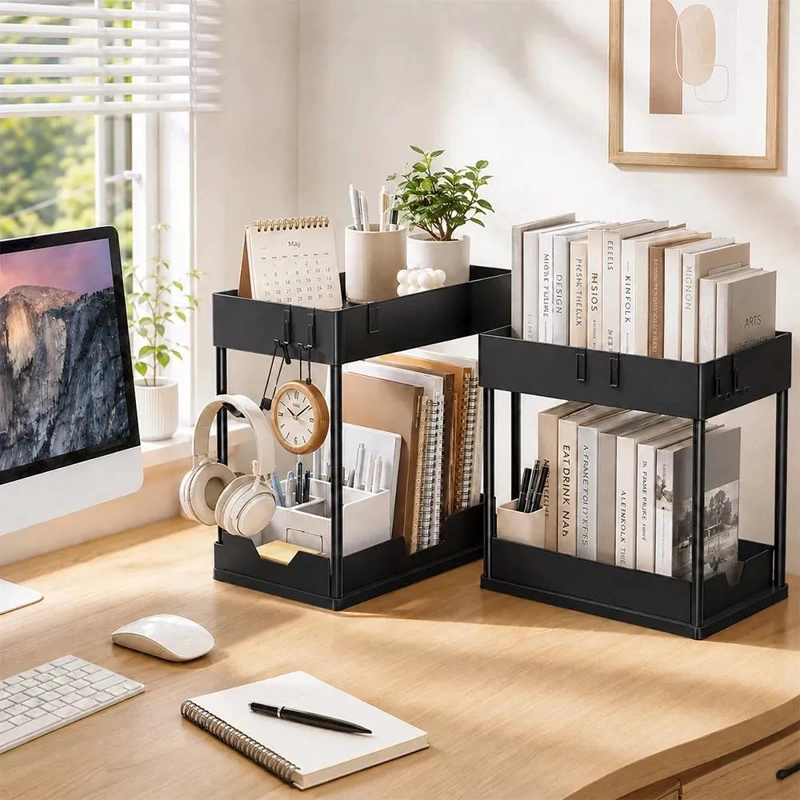 ORGANIZADOR MULTIFUNCIONAL DE 2 NIVELES PARA BAÑO Y COCINA - 8