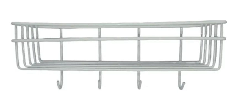 CESTA ORGANIZADOR COLGANTE PARA BAÑO Y COCINA CON GANCHOS - 1