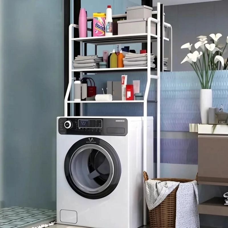 ESTANTE ORGANIZADOR METALICO DE 3 NIVELES PARA BAÑO - 1