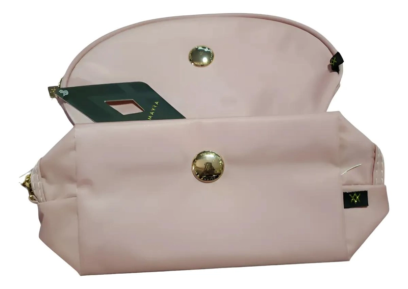 BOLSOS COSMETIQUEROS ROSADOS CON DOS DISEÑOS UNICOS - 1