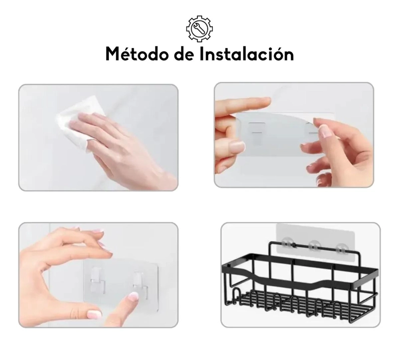 SET DE BAÑO ORGANIZADOR ESQUINERO CON 5 ESTANTES - 6