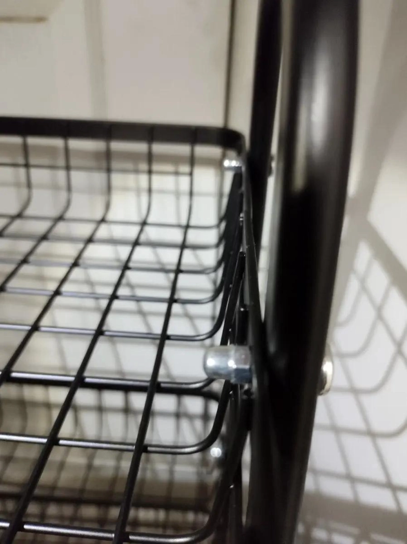 CESTA ORGANIZADORA MOVIL METALICA DE 3 NIVELES PARA COCINA - 5