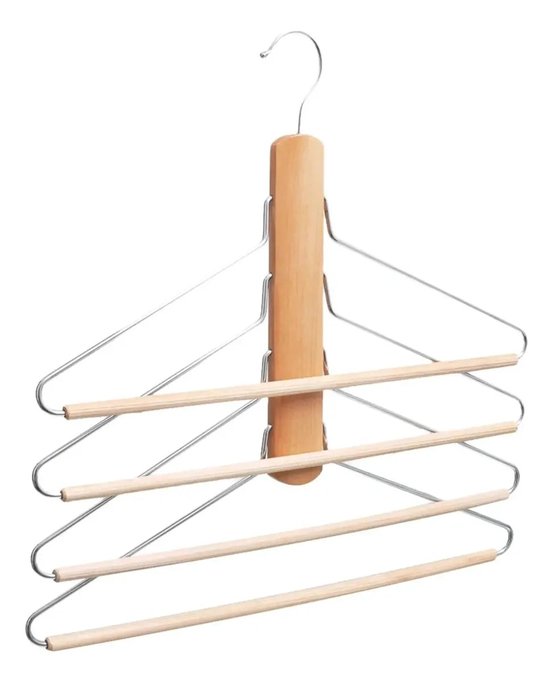 COLGADOR DE MADERA NATURAL PARA OPTIMIZAR ESPACIO - 2