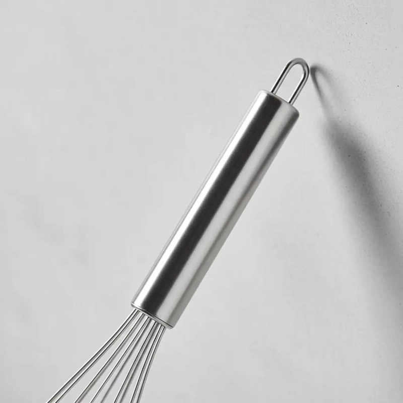 BATIDOR MANUAL DE ACERO INOXIDABLE CON 16 BARRILLAS Y MANGO ERGONOMICO - 3