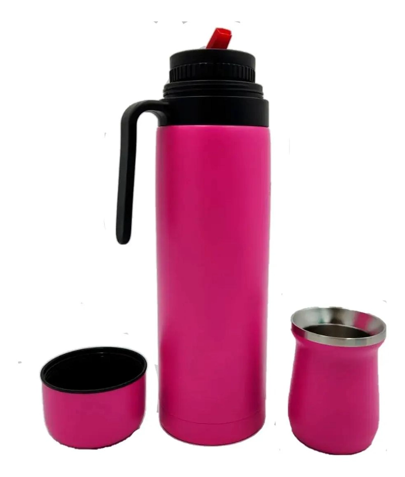 TERMO ACERO INOXIDABLE 1 LITRO PARA BEBIDAS CALIENTES Y FRIAS - 2