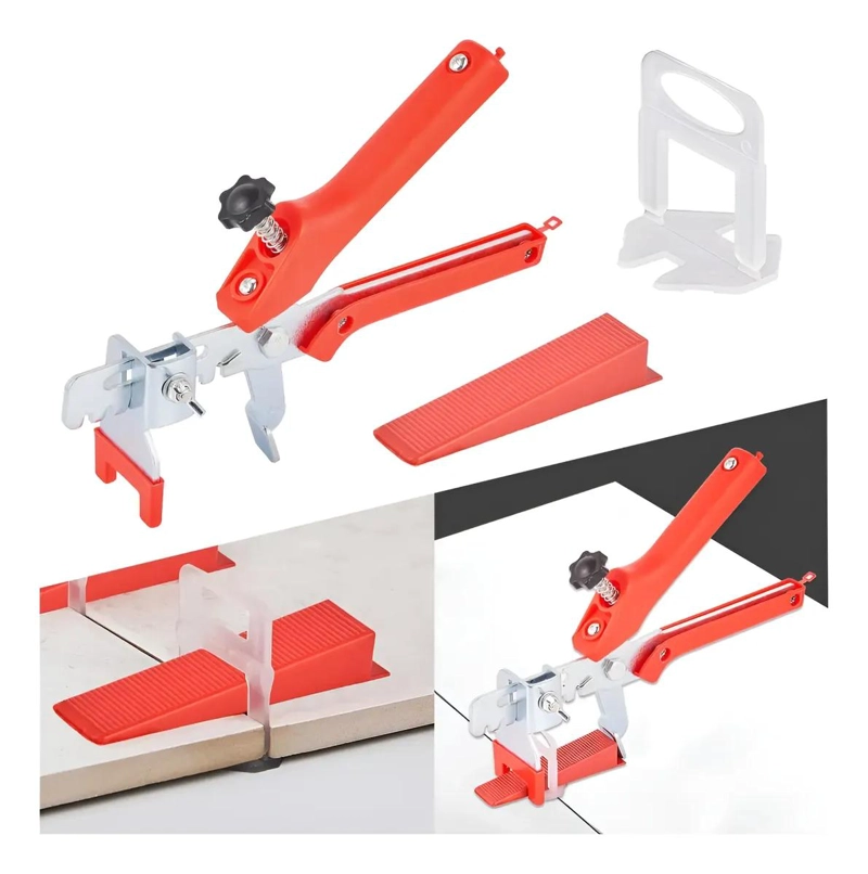 KIT DE NIVELACION PARA CERAMICOS CON CUÑAS Y CLIPS - 1