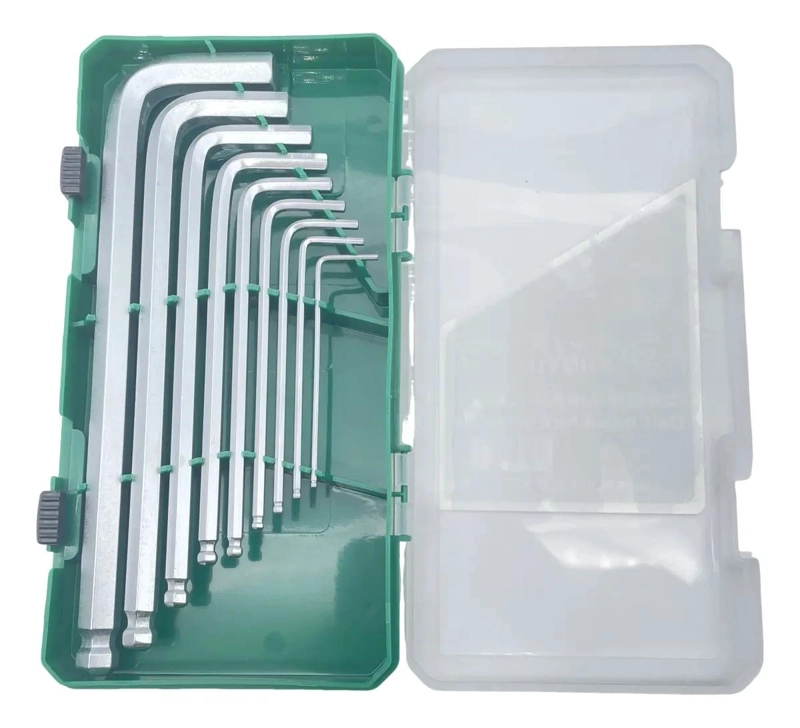 SET DE 9 LLAVES ALLEN LARGAS PARA HERRAMIENTAS INDUSTRIALES - 2