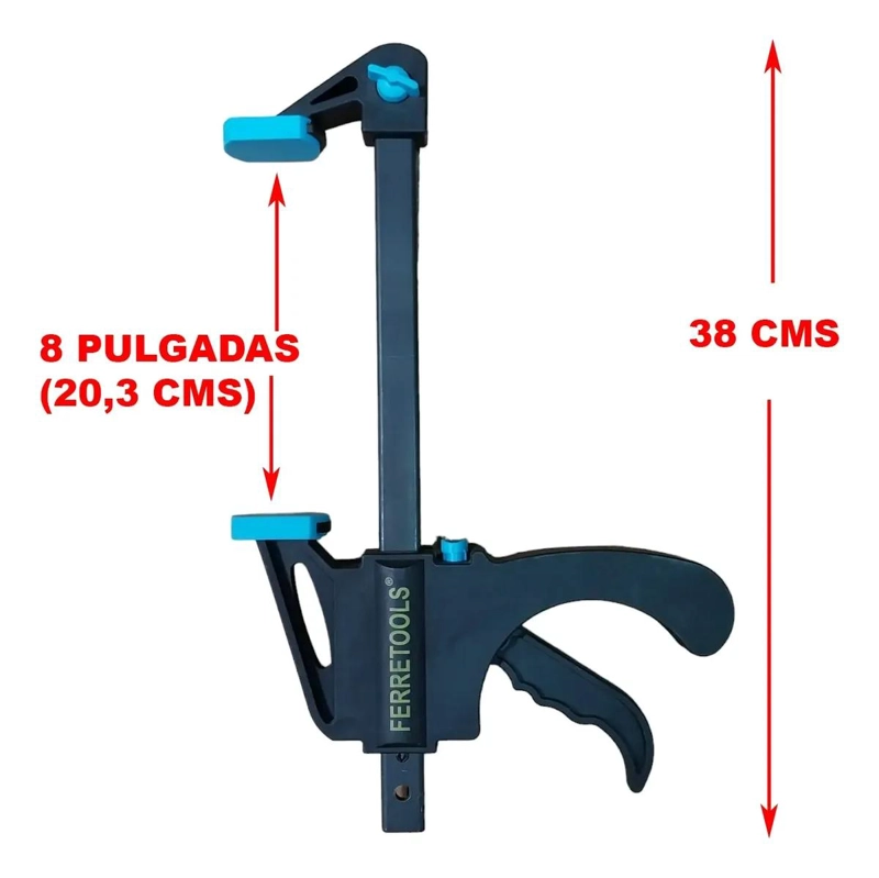 PRENSA SARGENTO RAPIDA 8 PULGADAS PACK 4 UNID - 2