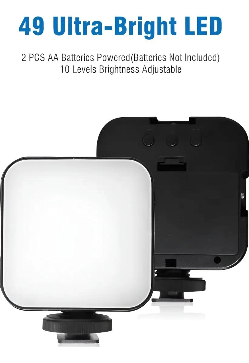 KIT DE LUZ LED Y MICROFONO PARA CREADORES DE CONTENIDO - 5