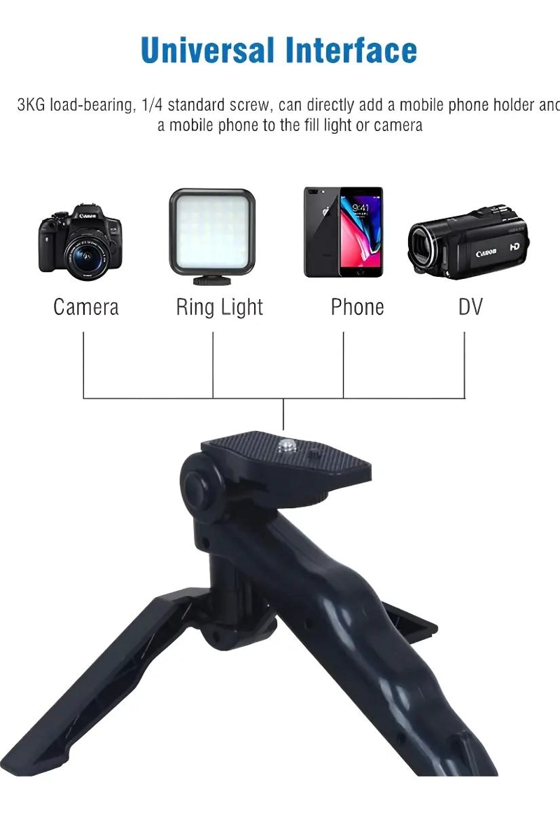 KIT DE LUZ LED Y MICROFONO PARA CREADORES DE CONTENIDO - 9