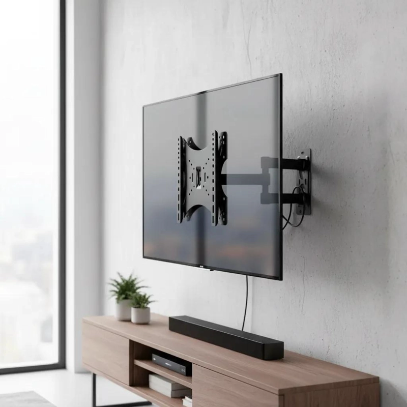 SOPORTE DE TV ARTICULADO DE ACERO PARA PANTALLAS DE 17 A 42 PULGADAS - 10