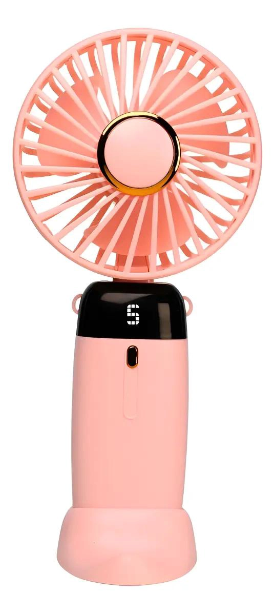VENTILADOR PORTATIL RECARGABLE USB CON 5 VELOCIDADES - 1