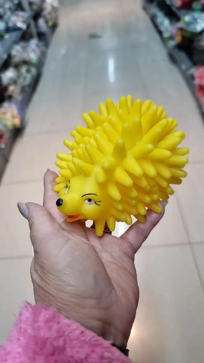JUGUETE ERIZO TEXTURIZADO PARA PERROS, IDEAL PARA JUGAR Y MORDER - 5