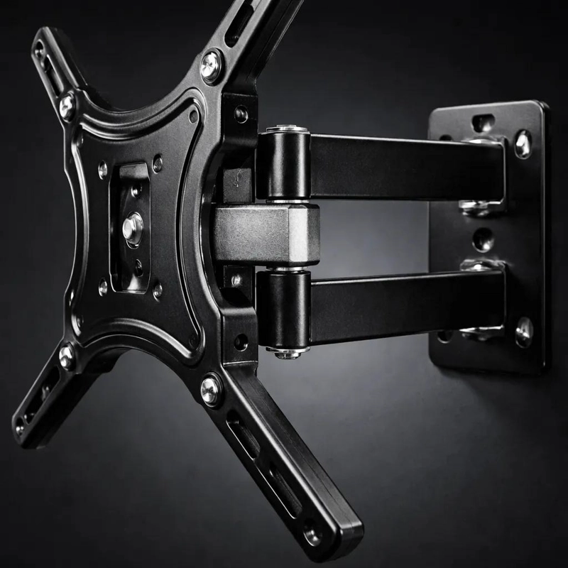 SOPORTE DE TV PARED ARTICULADO 14 A 55 PULGADAS CON ROTACION - 4