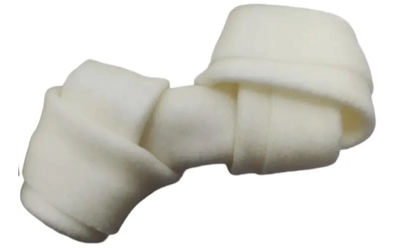 HUESO NATURAL DE CUERO VACUNO PARA PERROS 8X3 CM - 1