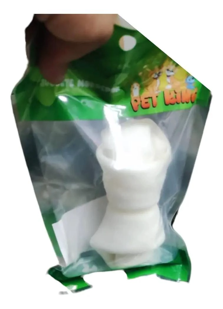 HUESO NATURAL DE CUERO VACUNO PARA PERROS 8X3 CM - 2