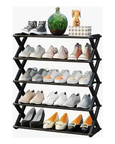 ORGANIZADOR DE ZAPATOS CON 5 ESTANTES PARA HOGAR - 1