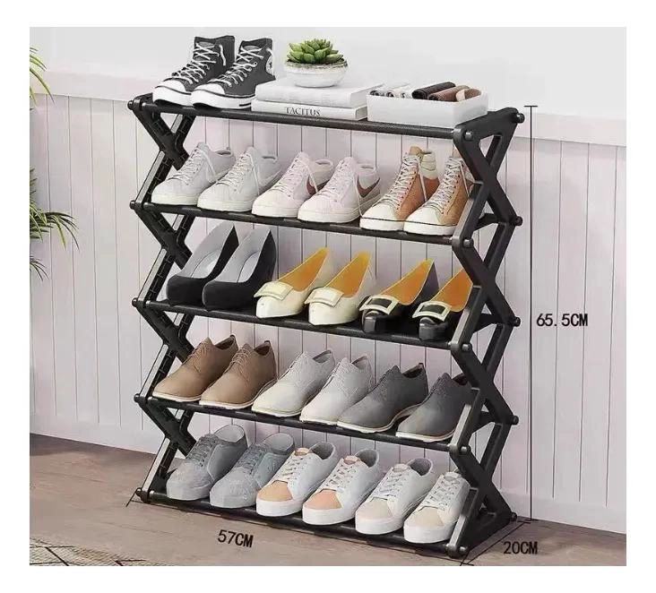 ORGANIZADOR DE ZAPATOS CON 5 ESTANTES PARA HOGAR - 3