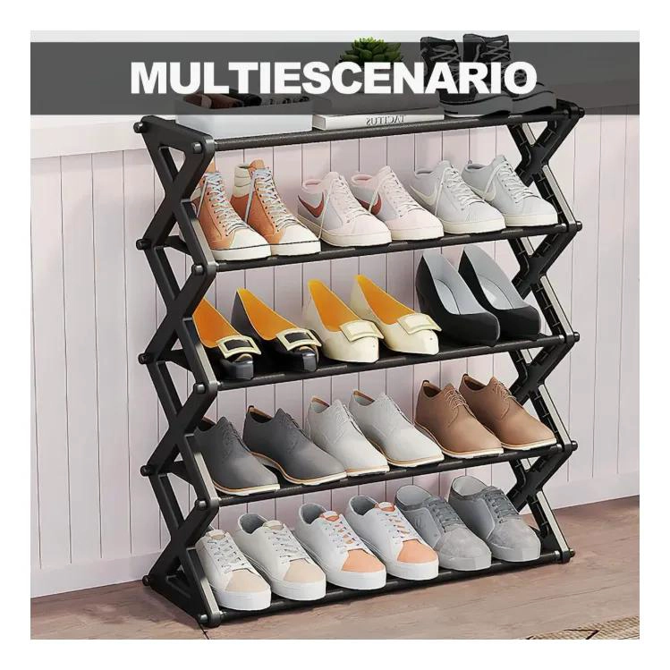 ORGANIZADOR DE ZAPATOS CON 5 ESTANTES PARA HOGAR - 4