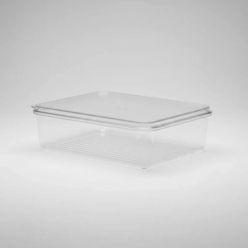 CAJA ORGANIZADORA RECTANGULAR PARA REFRIGERADOR 9.5X28X30 CM - 2