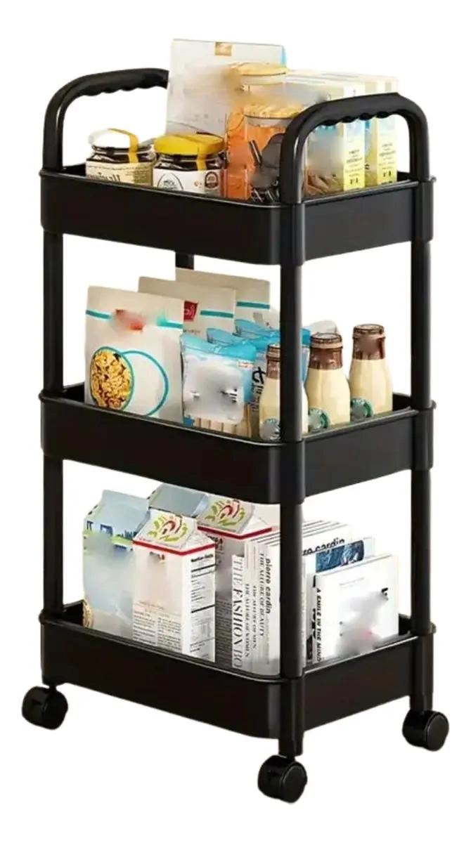 CARRITO ORGANIZADOR MULTIUSO DE 3 NIVELES CON RUEDAS - 1