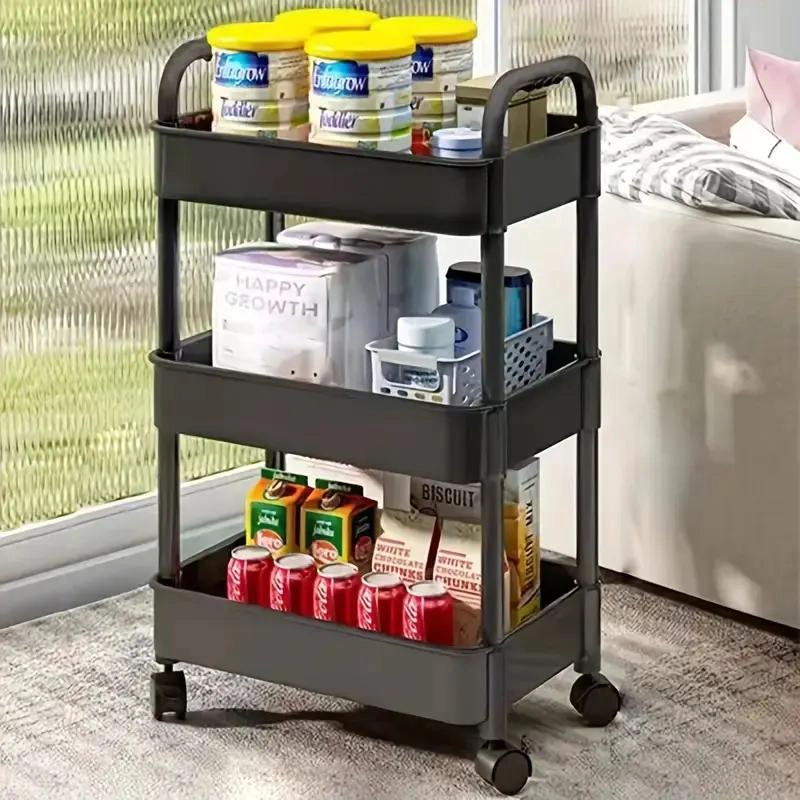CARRITO ORGANIZADOR MULTIUSO DE 3 NIVELES CON RUEDAS - 2