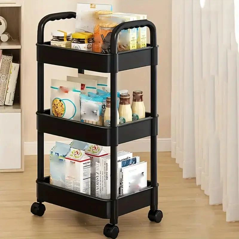 CARRITO ORGANIZADOR MULTIUSO DE 3 NIVELES CON RUEDAS - 3