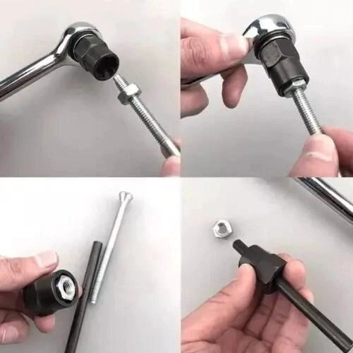 JUEGO DE DADOS EXTRACTOR DE TUERCAS Y PERNOS 11 PIEZAS - 5