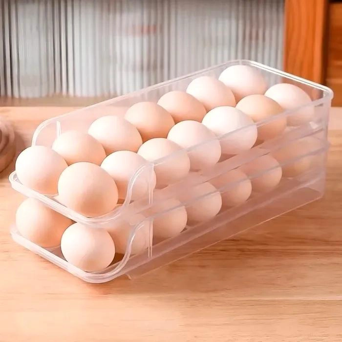 DISPENSADOR AUTOMATICO DE HUEVOS DOBLE FILA PARA COCINA - 3