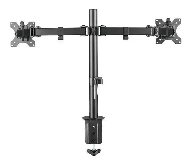 SOPORTE ARTICULADO PARA DOS MONITORES EN COLOR NEGRO - 9