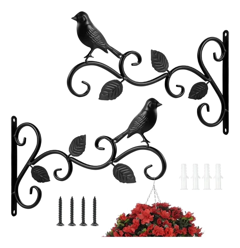 GANCHOS DE PARED PARA COLGAR PLANTAS Y DECORACIONES 31CM - 1