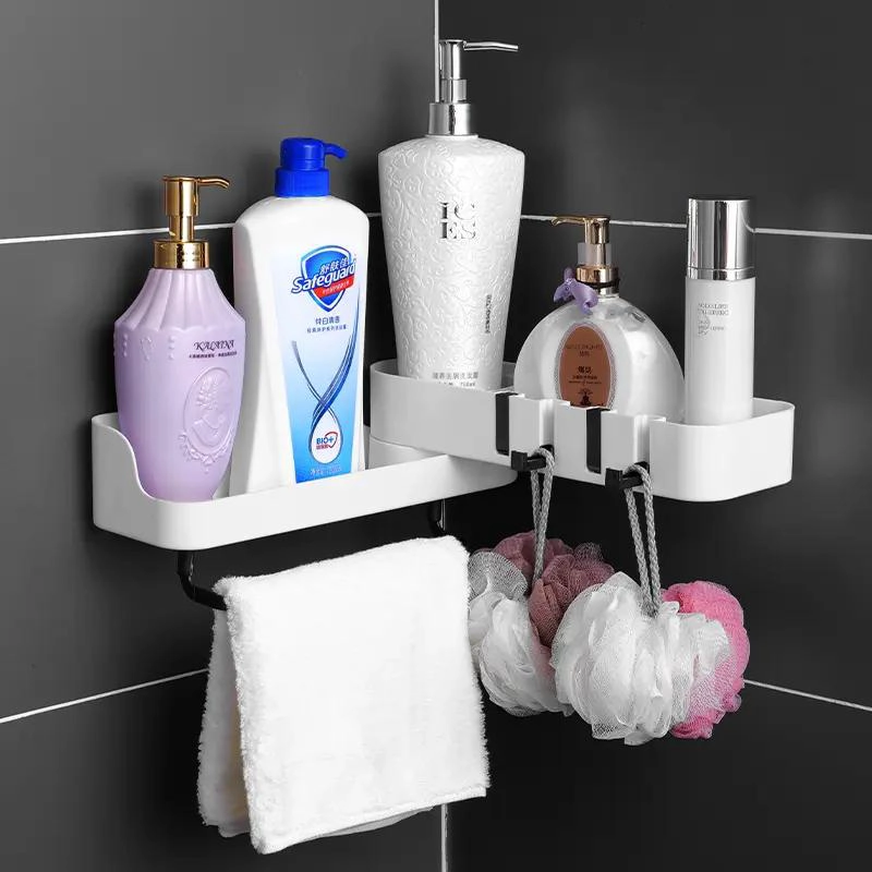 REPISAS ESQUINERO ADHESIVAS PARA BAÑO CON ROTACION - 2
