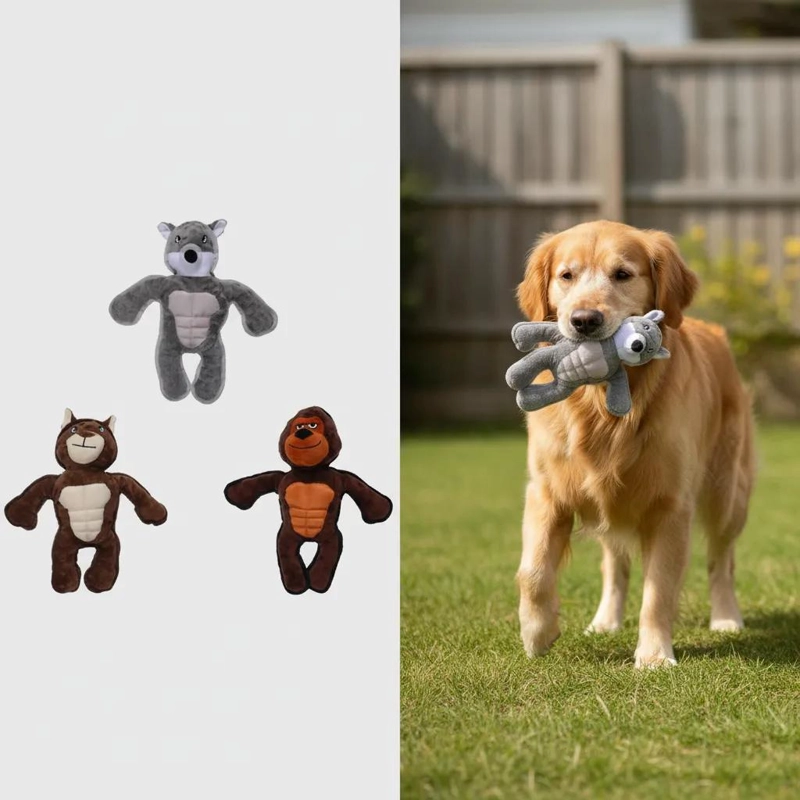 PELUCHE RESISTENTE PARA PERROS DE 35 CM DIVERSION ASEGURADA - 4