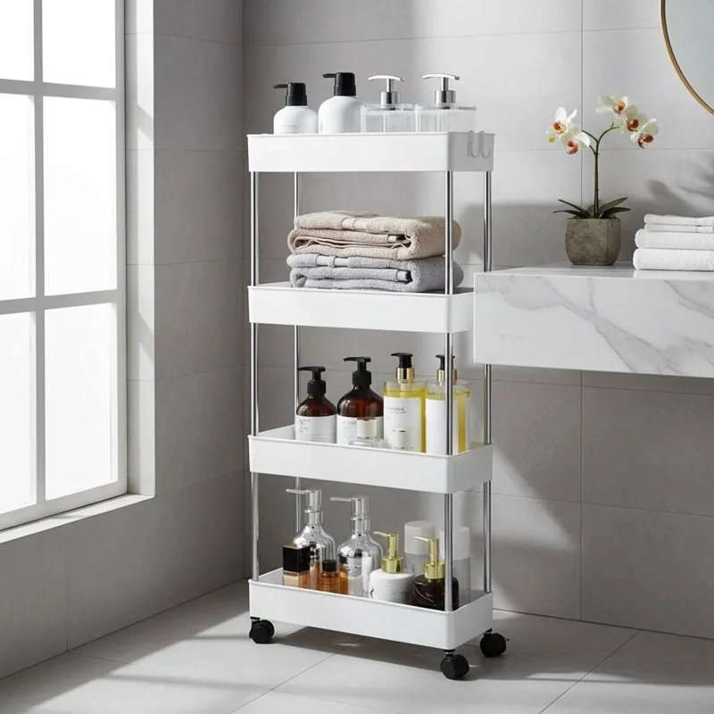 CARRITO ORGANIZADOR MULTIFUNCIONAL DE 4 NIVELES PARA HOGAR - 1